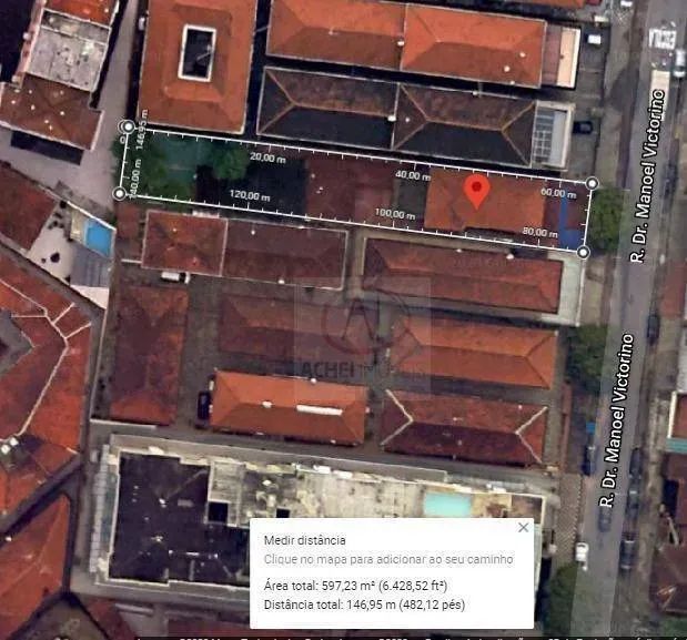 Terreno à venda, 600 m² por R$ 3.500.000,00 - Gonzaga - Santos/SP
