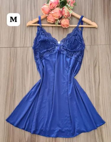 Modelo de camisola com detalhes em renda  - Foto 4