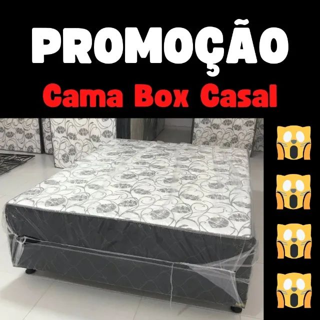 Cama Box de Casal Linda . Lacrado de Fábrica