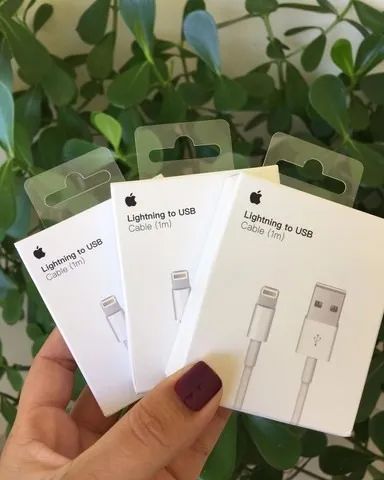 Cabo iPhone Lightning USB da Apple - 3 meses de Garantia