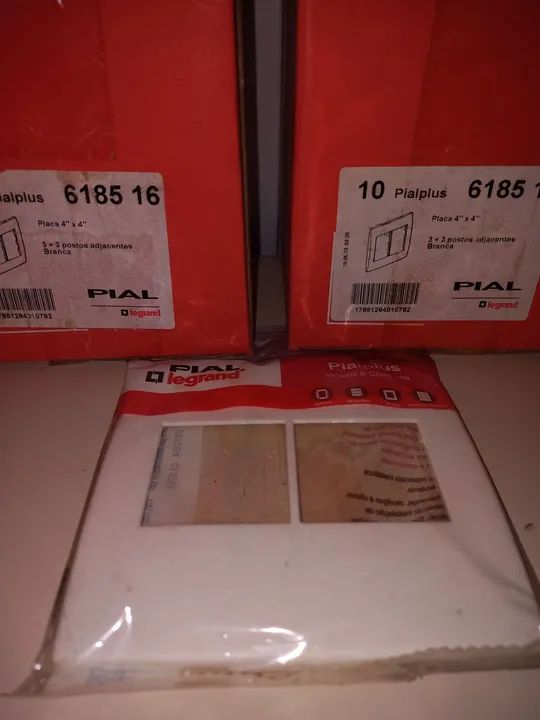 7 Caixas x 10 Placas Pial plus 618516 - 3+3 Postos