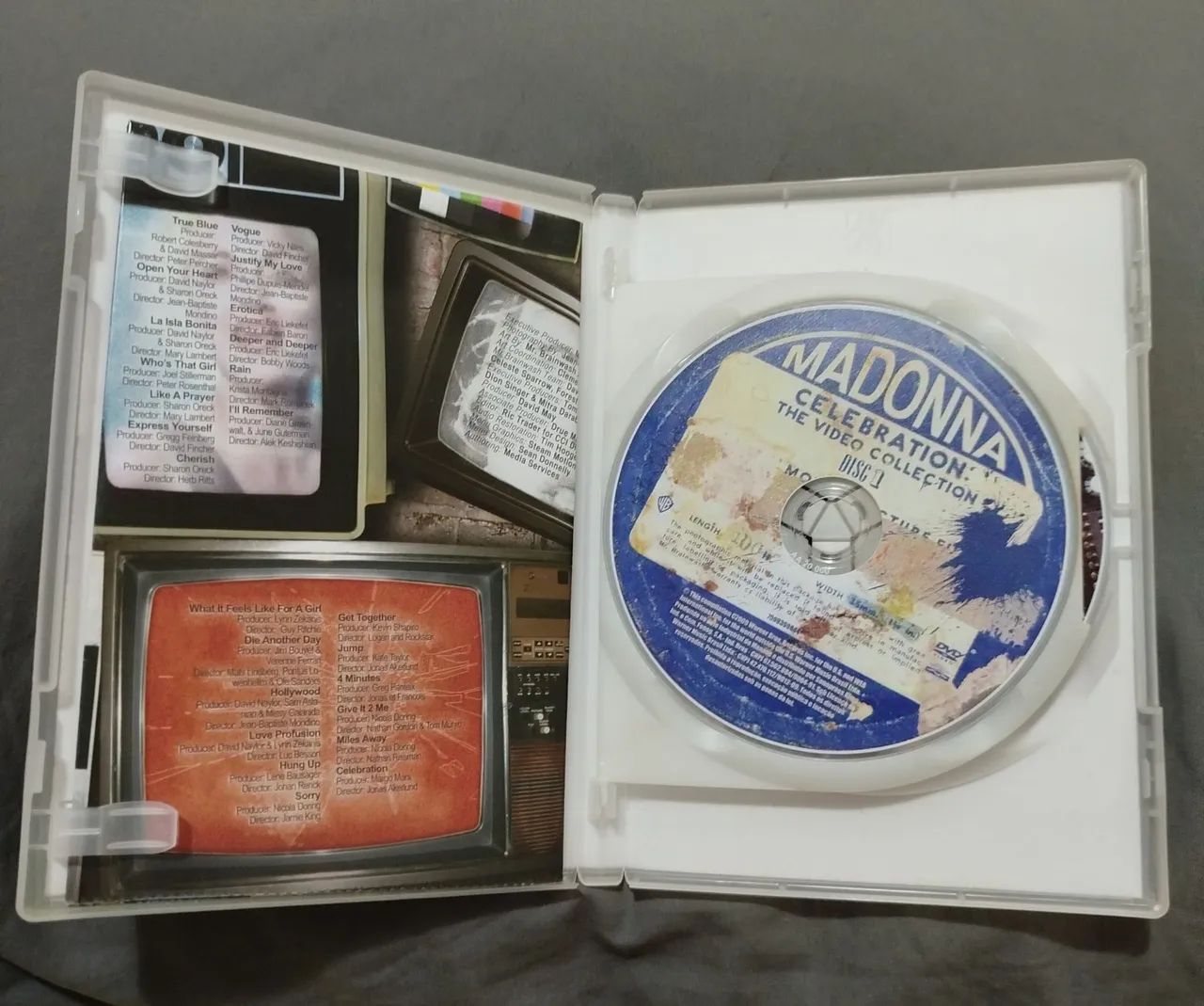 DVD MADONNA CELEBRATE THE VIDEO COLLECTION - Foto 3