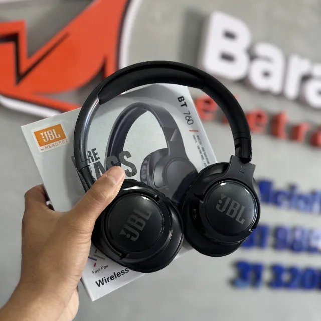 Fone de Ouvido Headphone Sem Fio Tune BT 760 com Bluetooth e Cancelamento de Ruído