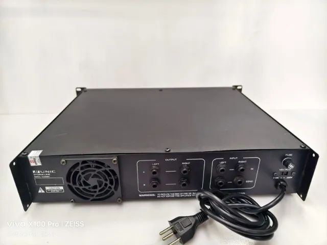 Potência Unic - Zx 300 - 4ohms - 300 Watts - Aparelhos de Som