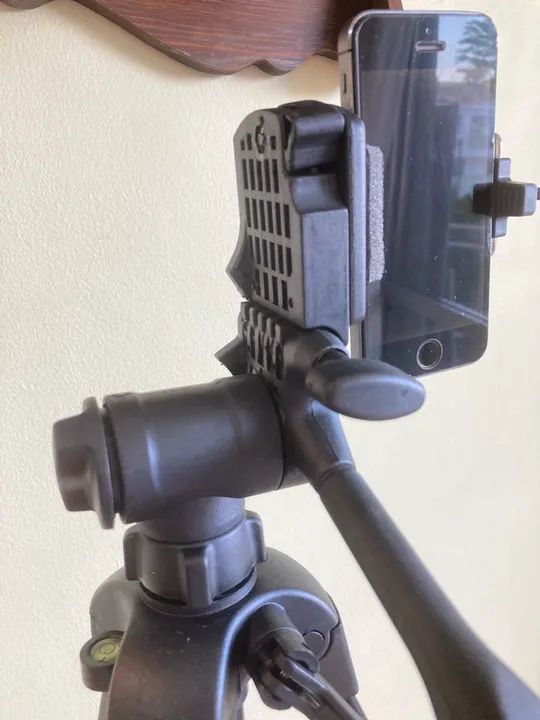 tripé profissional para câmera e/ou filmadora novo viv-vpt-5660 - Foto 6