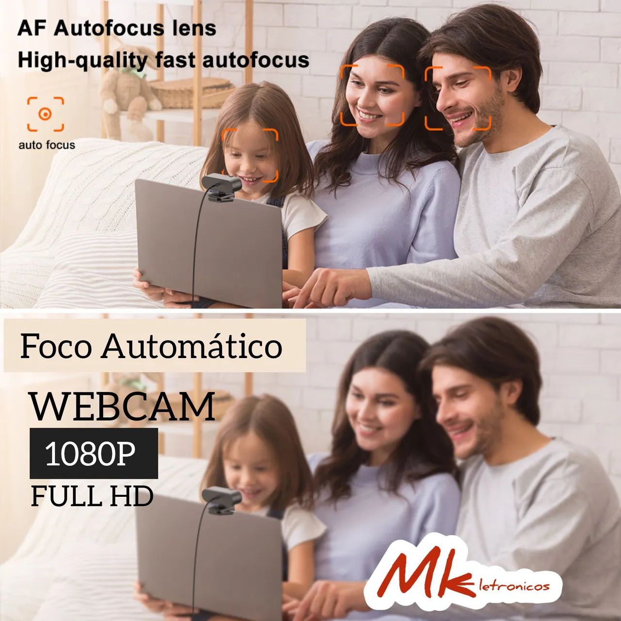 Webcam Full HD  Auto Foco - Alta Qualidade - Foto 3