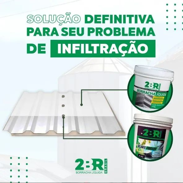 Borracha Líquida Impermeabilizante 20Kg - Alta Performance 2BR Brasil - Foto 2