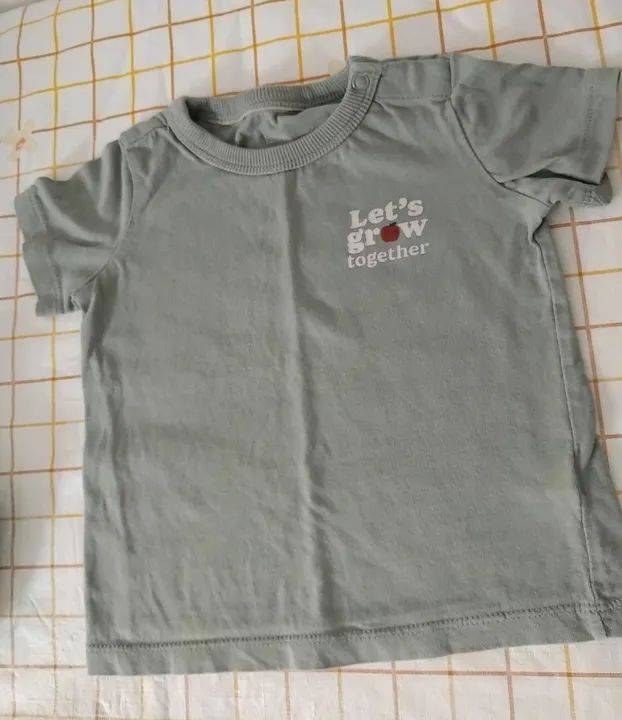 3 camisetas para bebês de 1 ano - Foto 3