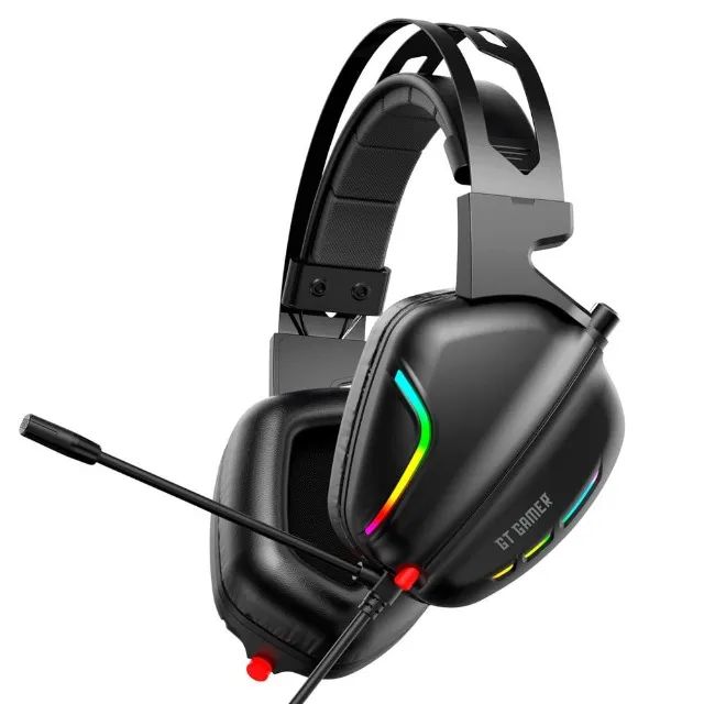 Headset Gamer GT Wizard Rgb P3 para Console (PS5/Xbox/Nintendo) Celular/Notebook - WZetta