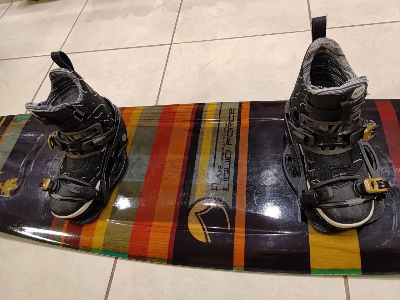 Kit wakeboard prancha e bota - Foto 4