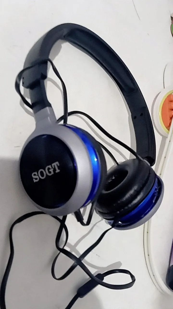 Fone De Ouvido Headphone Com Fio P2 e Microfone - Armarinho Ditudo - Foto 4