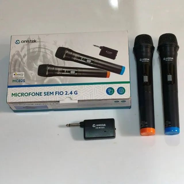 (Novo) Microfone Sem Fio Onistek On-Mc825 - Foto 2