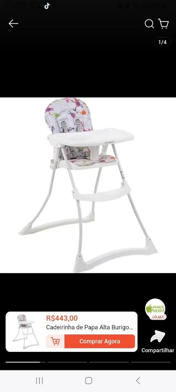 Cadeira alimentação  - Foto 3