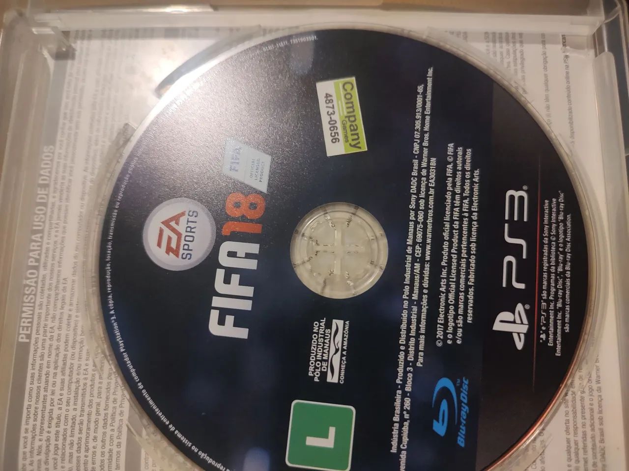 jogo Fifa 18 Ps3