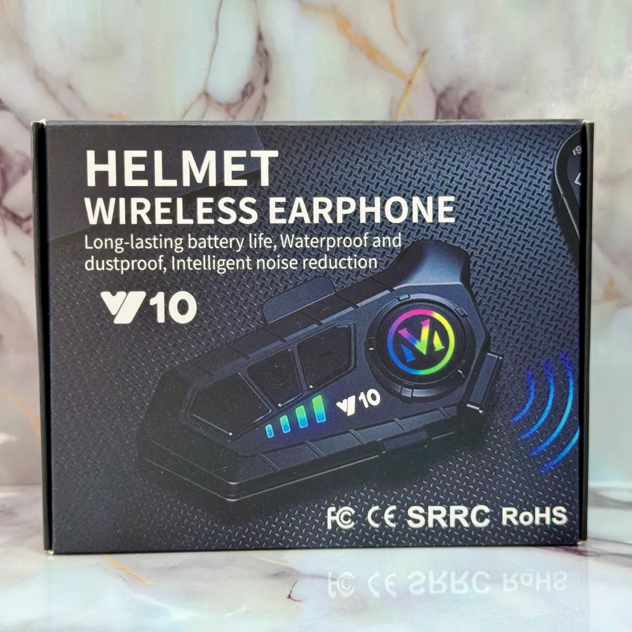Fone de ouvido com microfone para capacete  - Foto 2