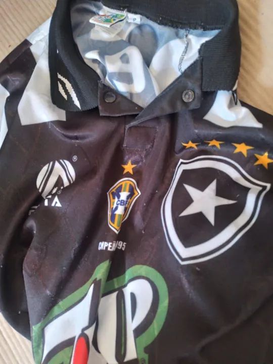 Camisa Botafogo -RJ 1995 - Seven Up -  FINTA - Tamanho M - Foto 3