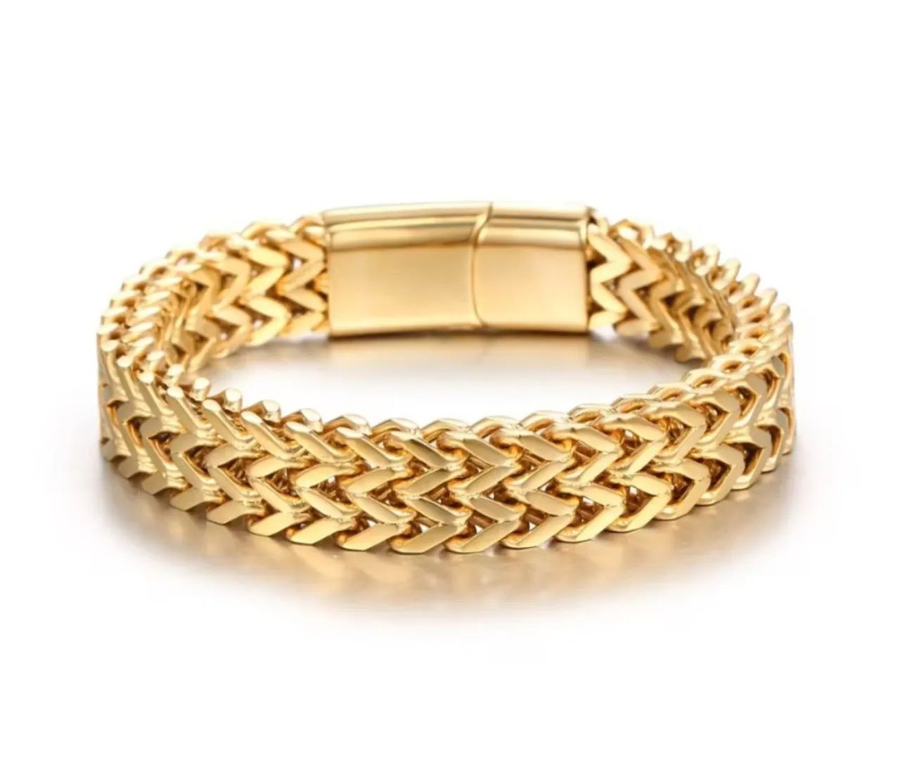 Pulseira Dourada Estilo Corrente - Elegância e Sofisticação