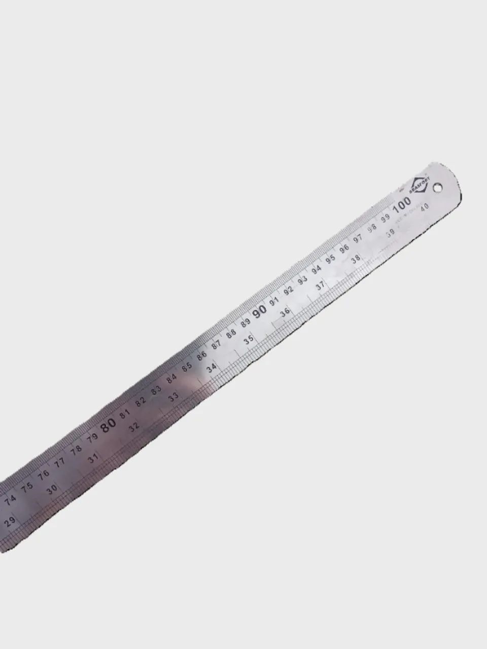 Régua em aço inox escala métrica 1000mm - Foto 3