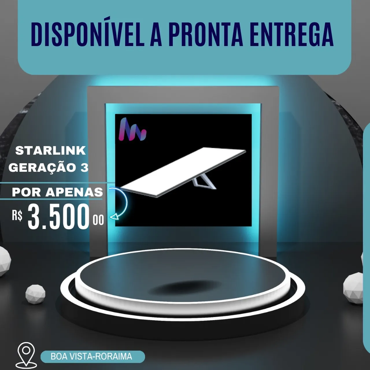 Starlink Geração 3 - Pronta Entrega!