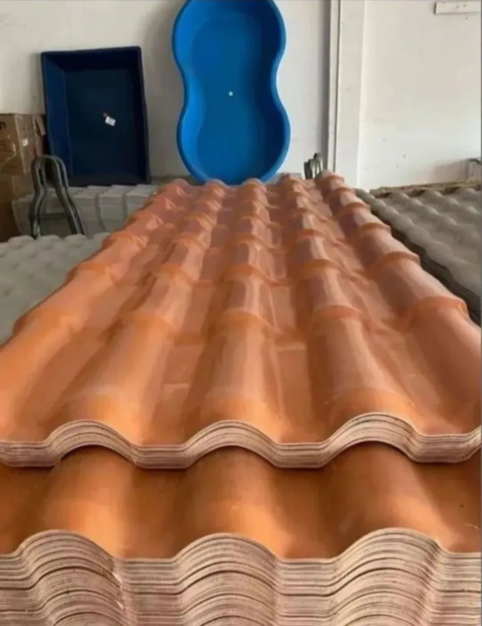 Telha pvc colonial cerâmica 230x88