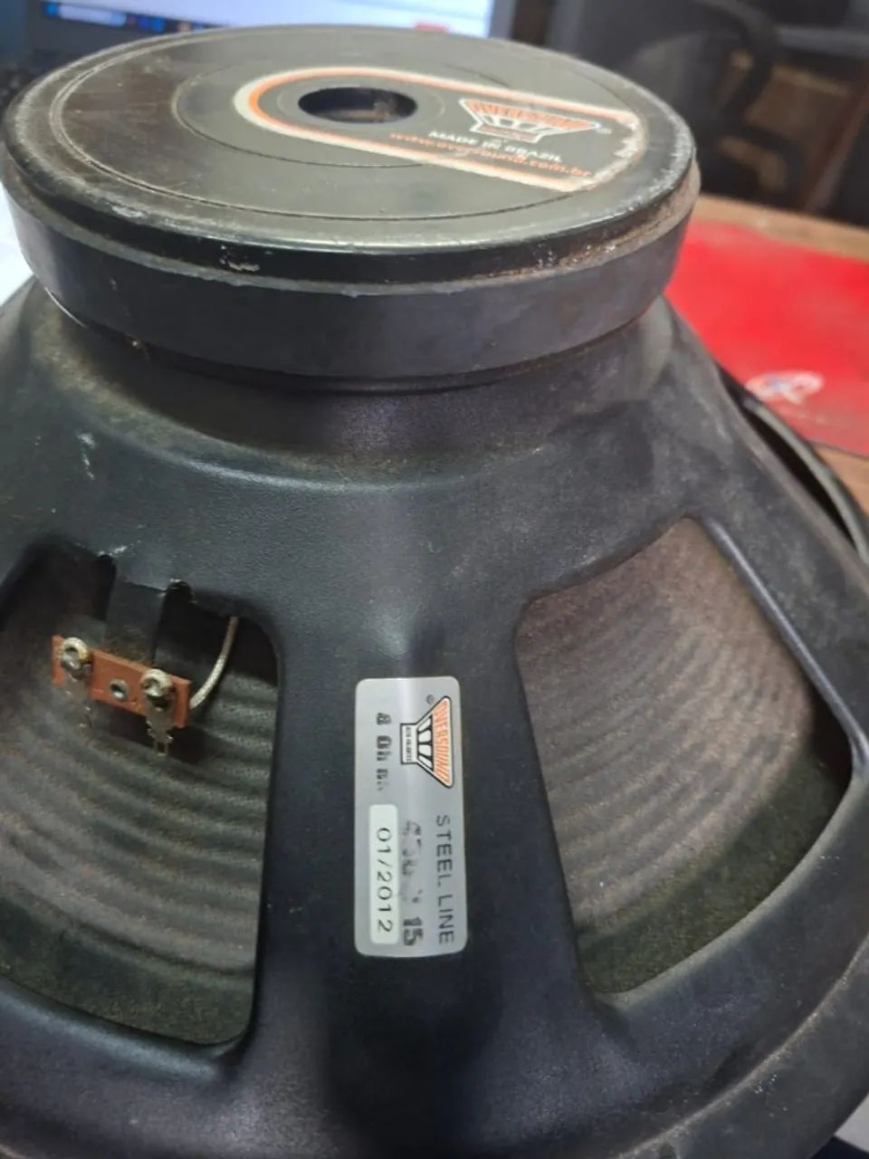 alto falante 15 polegadas 450wrms Oversound - Novo - Foto 2