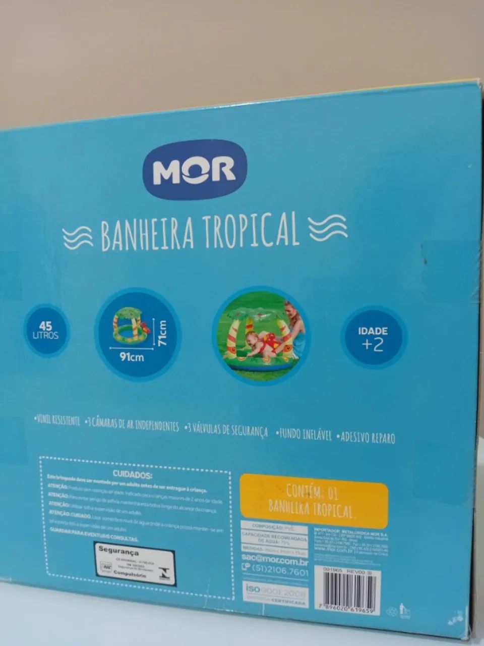 Banheira Tropical 45l Mor Inflável  - Foto 2