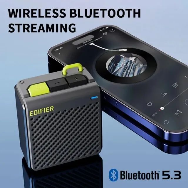 Edifier Mp85 Mini Caixa De Som Preta Bluetooth 5.3 Portátil - Foto 5