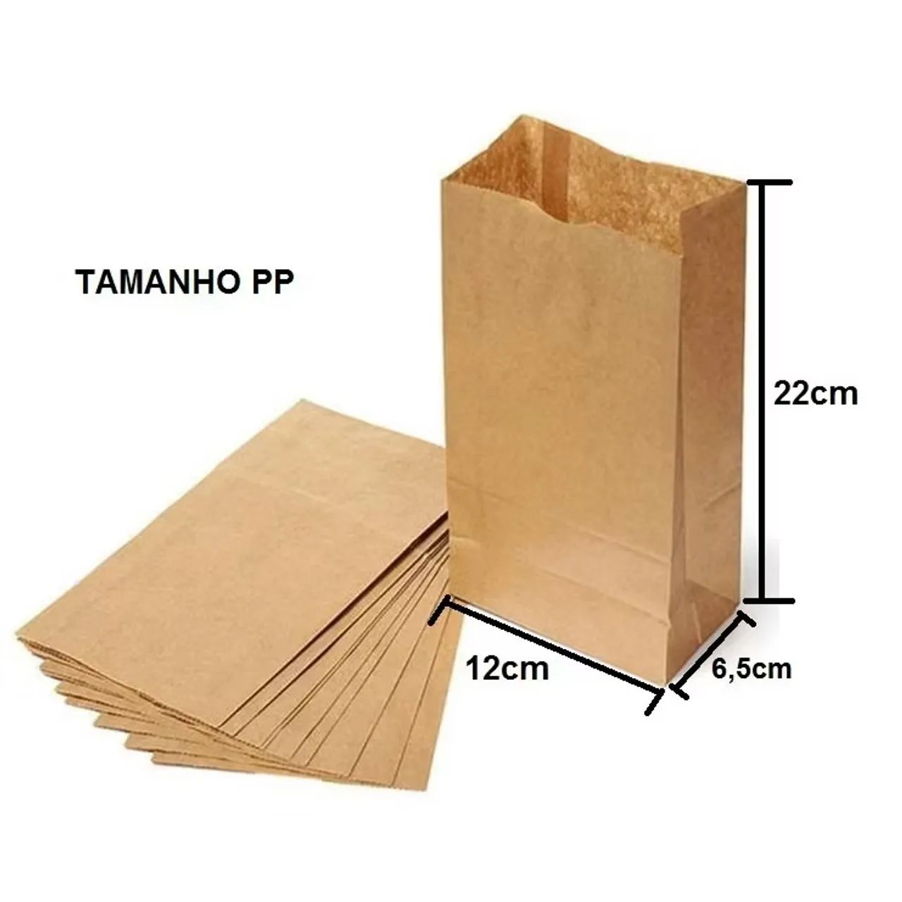Saco papel kraft (50 unidades)
