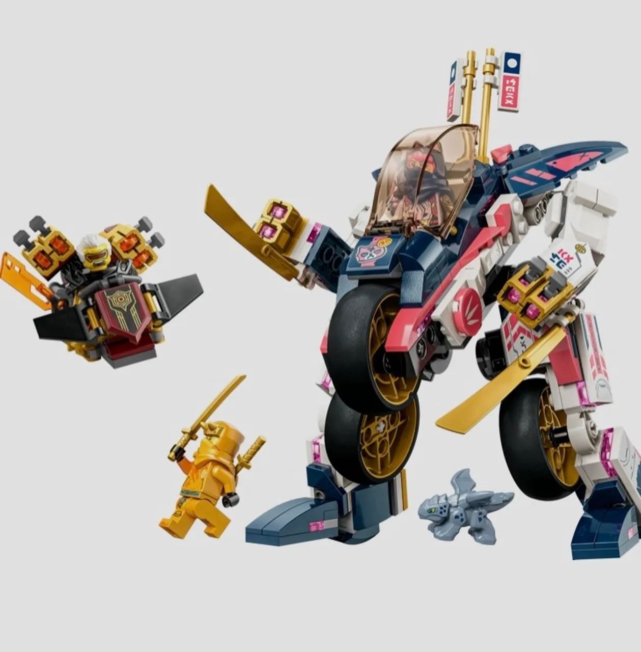 ブルドック Lego Ninjago 71792 - Robô de Moto de Corrida Mutável de Sora