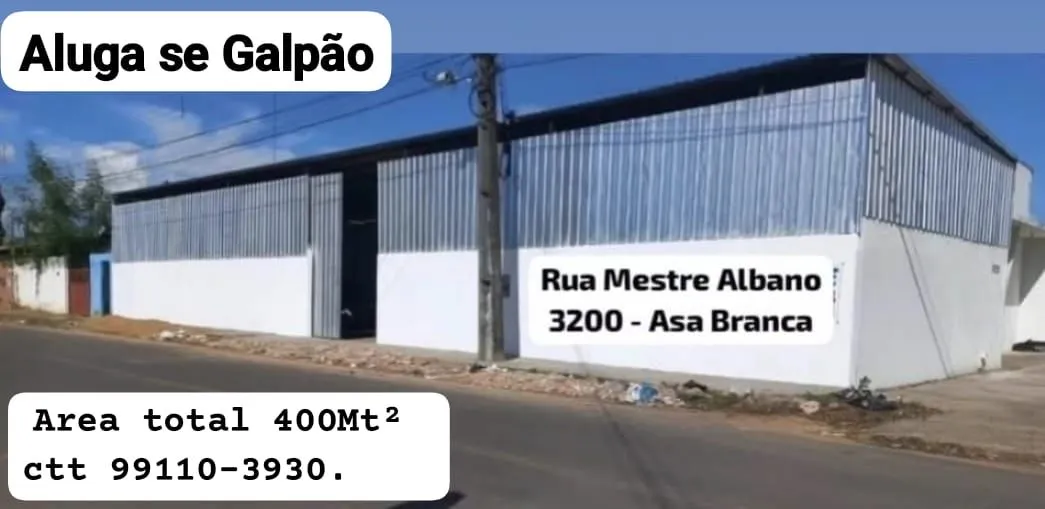 Vendo ou alugo Galpão no bairro Asa Branca