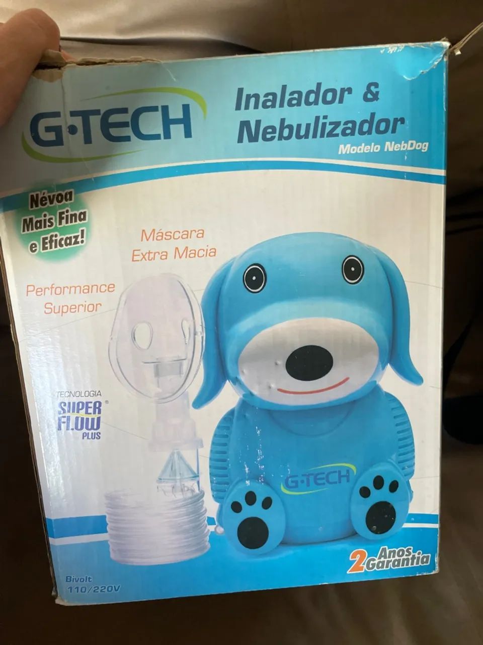 Nebulizador G-Tech nebdog azul