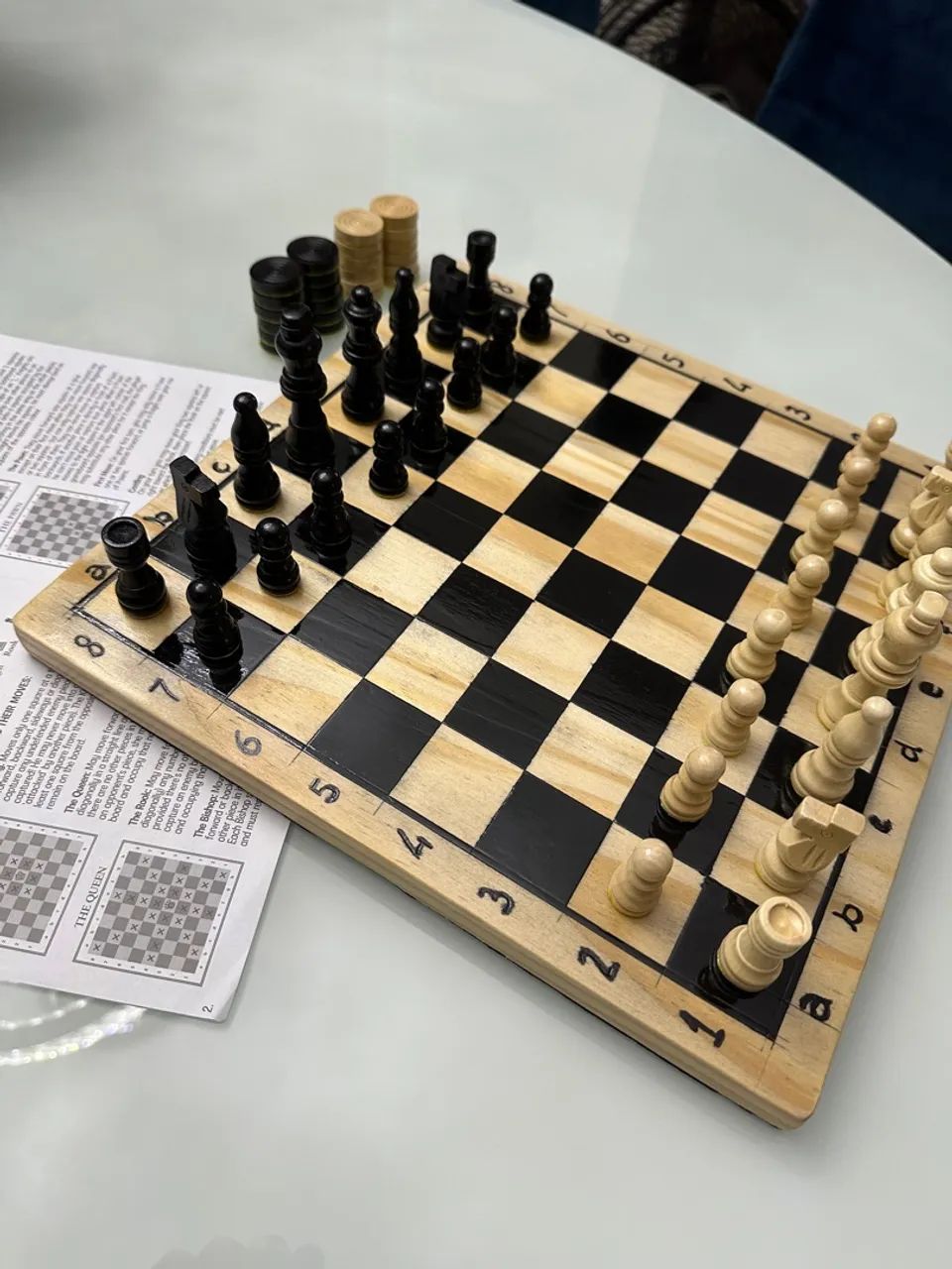 Jogo de Xadrez de Madeira - Foto 3