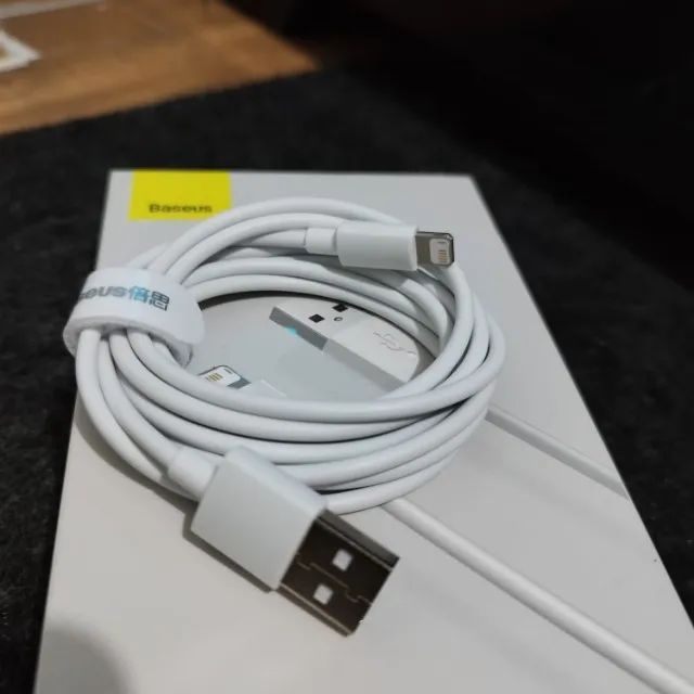 Cabo Para iPhone Baseus Usb Lightning Turbo 2.4a Baseus - Foto 4