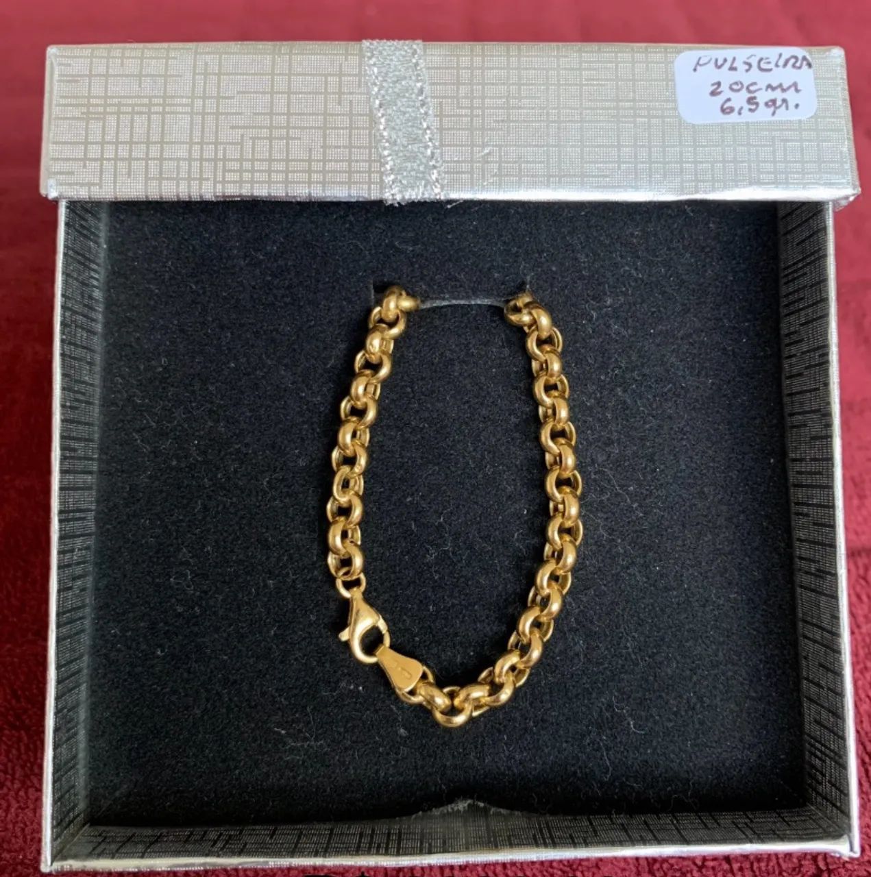 Pulseira de Ouro 20cm - 6,5g e 7,25g