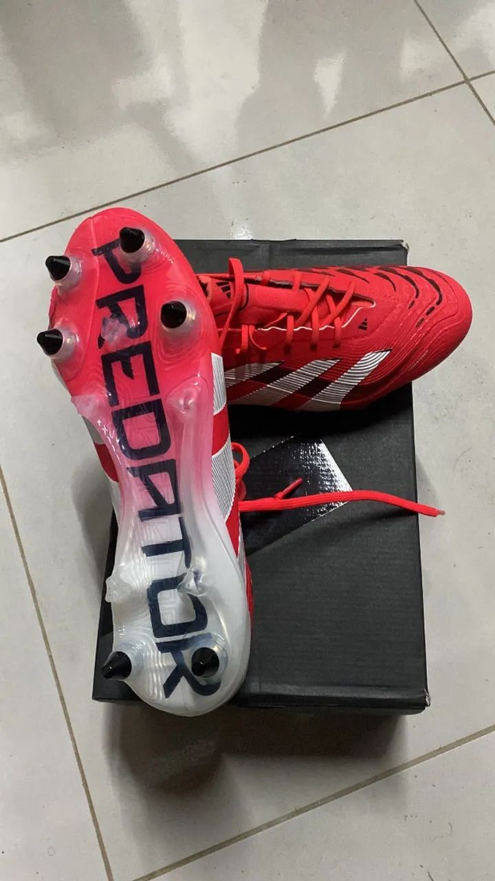 Chuteira predator elite trava mista - Foto 5