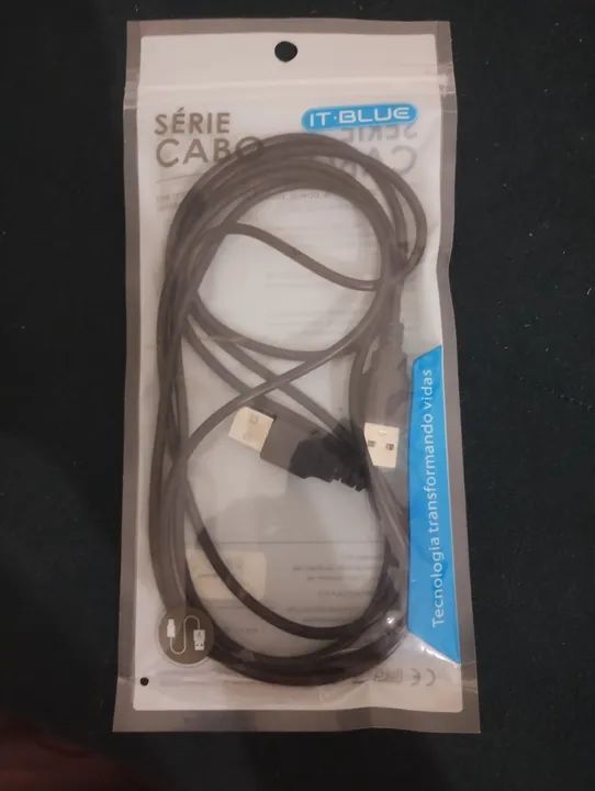 Cabo USB Macho 2 Metros