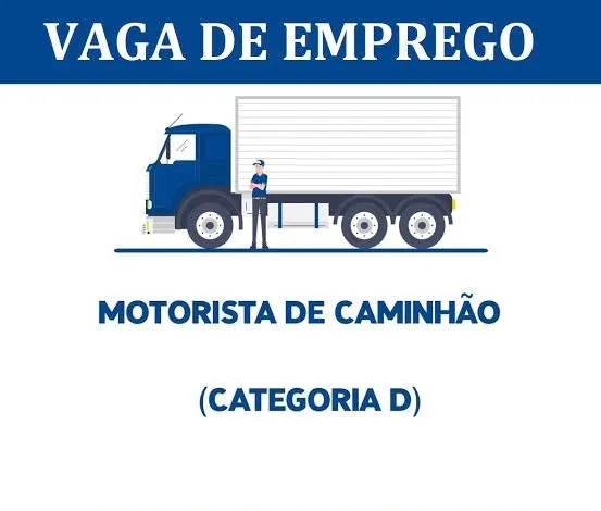 Vaga de motorista