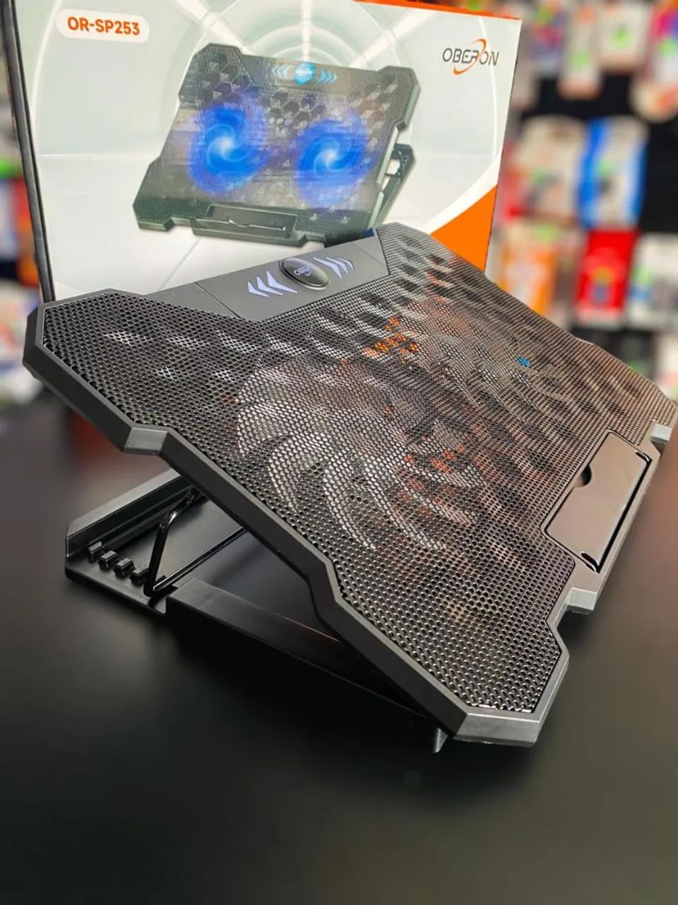 SUPORTE PARA NOTEBOOK COM COOLER - Foto 2