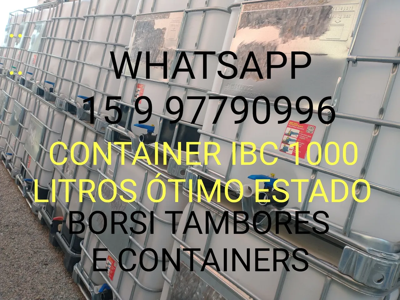 Container IBC 1000 Litros - Ótimo Estado