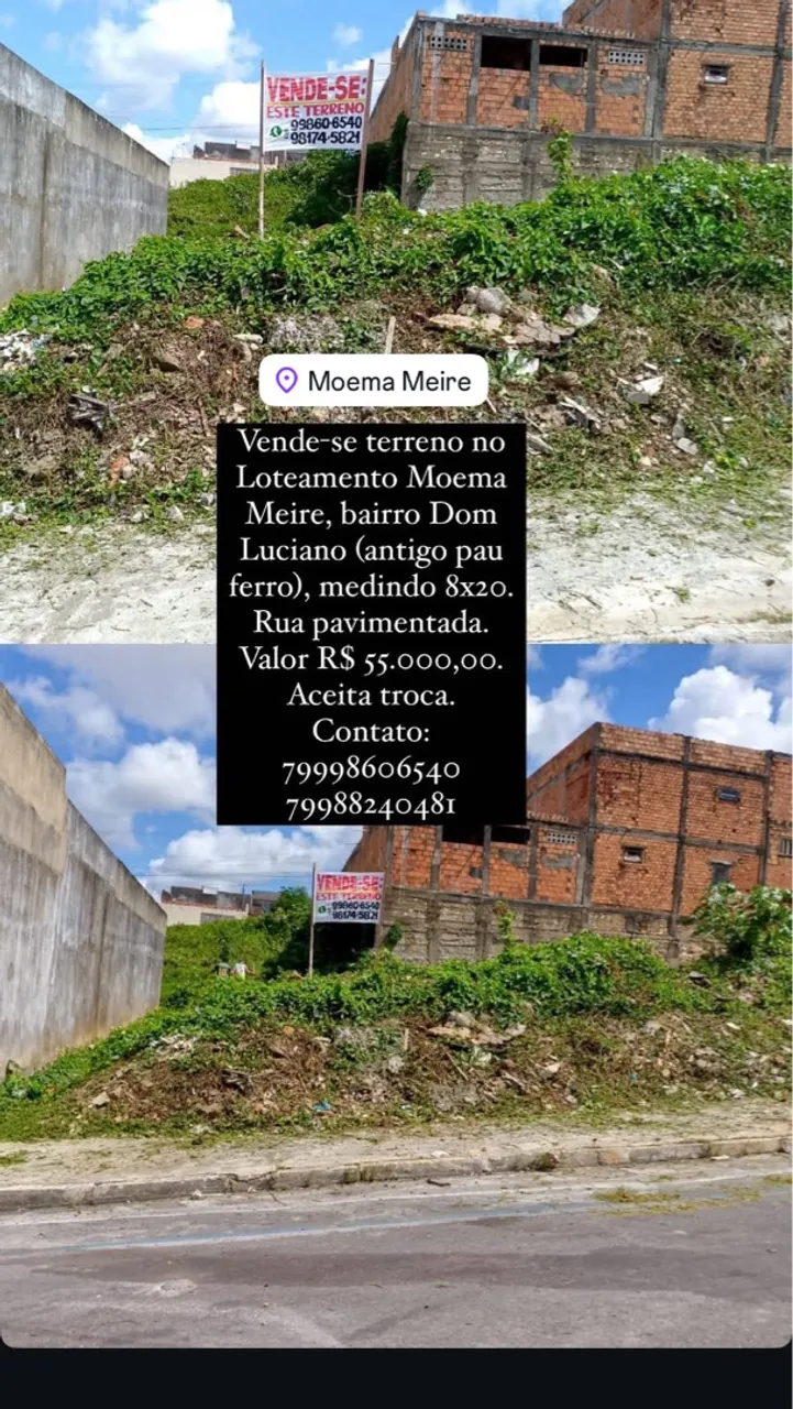 TERRENO NO MOEMA MEIRE - SANTOS DUMONT