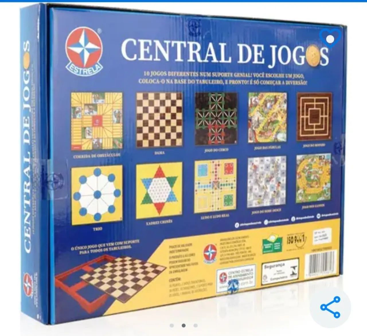 Central de jogos (10 tipos de jogos) - Estrela - Foto 2
