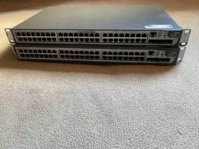 2 Switch 3COM, Modelo 5500-EI 52 Port,  Os 2 Da Foto Por R$ 299,99, Leia o Anuncio! - Foto 2