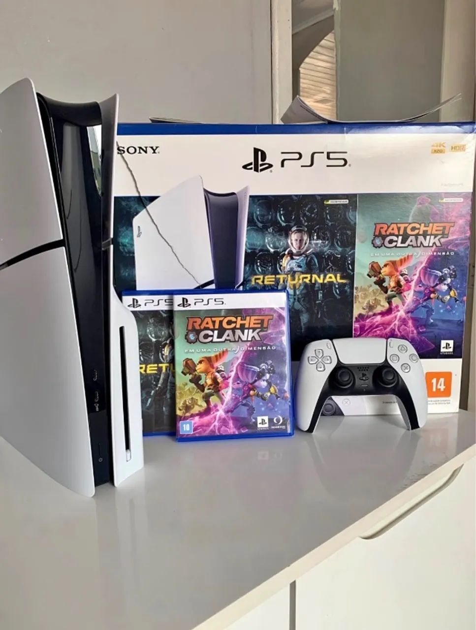PlayStation 5 Slim - Estado de zero - Na garantia 