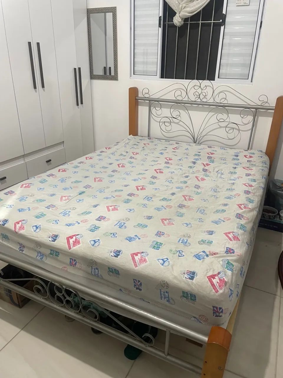 Cama de casal c colchão ortopédico  - Foto 3