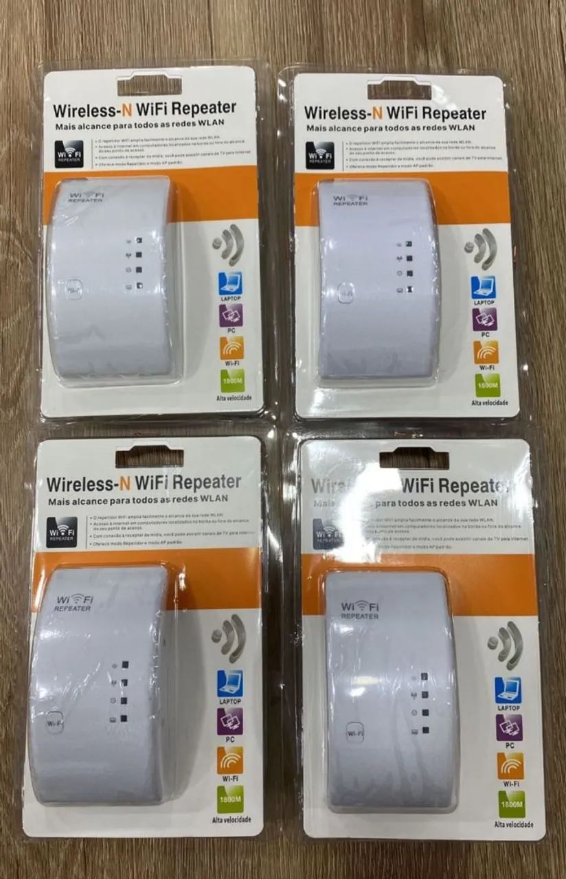Repetidor Wi-Fi Wireless-N - Amplie o alcance da sua rede!