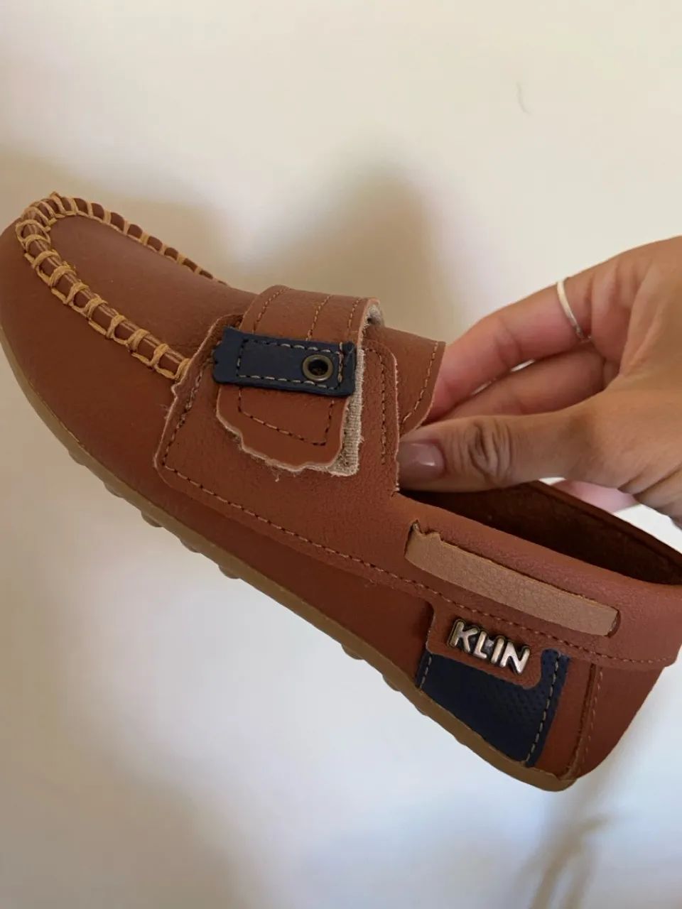Mocassim de couro KLIN - Foto 2