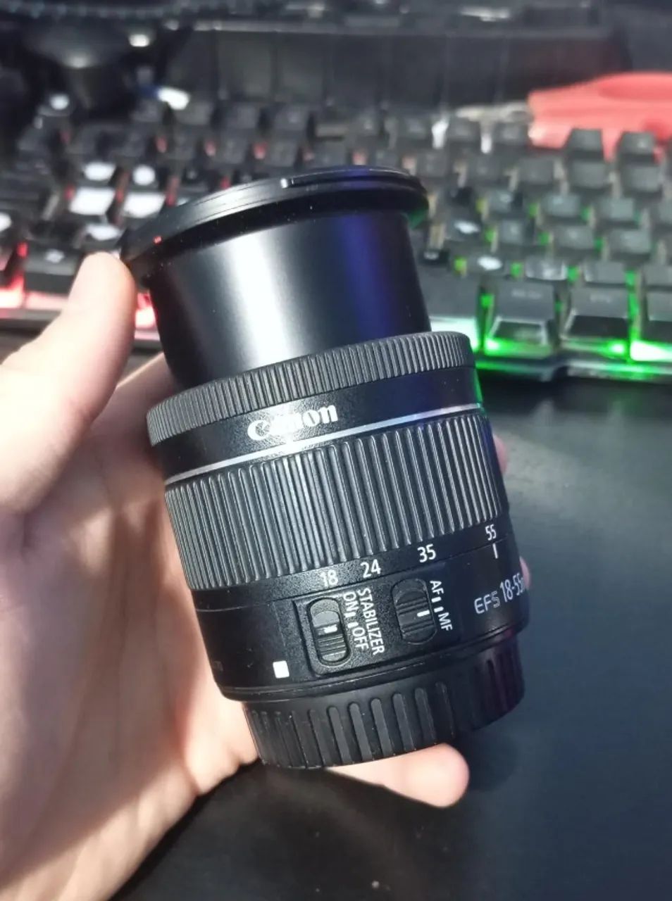 Lente canon 18-55 (lente do kit) 