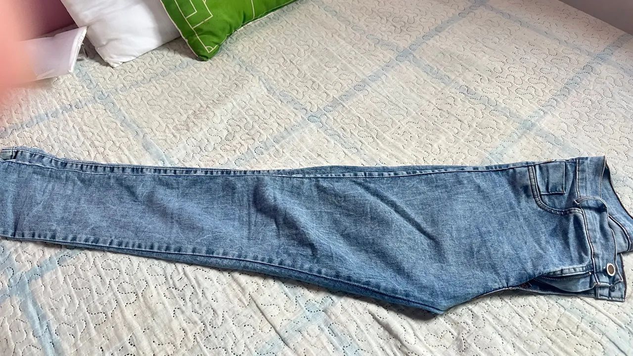 Calça Jeans Azul Clara - Foto 2