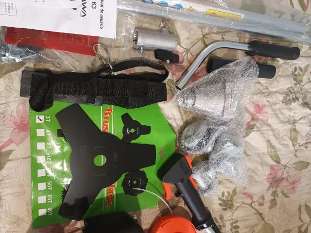 Roçadeira Ishikawa A Gasolina 63cc - Nunca foi usada - Foto 3