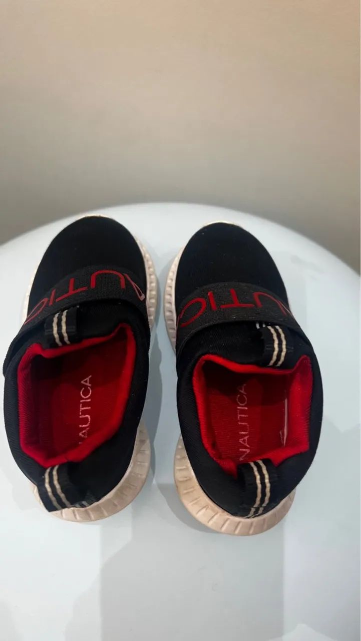 Tênis infantil azul marinho Nautica, tamanho 5  - Foto 2